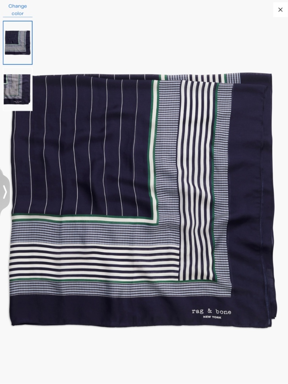 rag & bone Multistripe Square Scarf